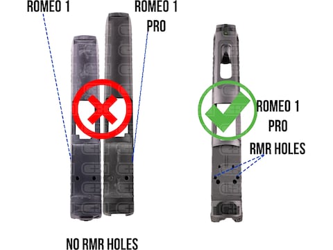 SIGHT PLATE COVER, P320, X-SERIES, ROMEO1PRO, W