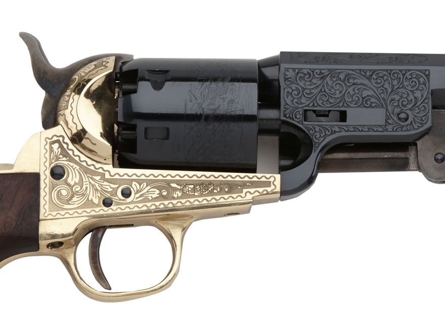 Pietta 1851 Navy Sheriff Black Powder Revolver 44 Cal 4.875 Blued