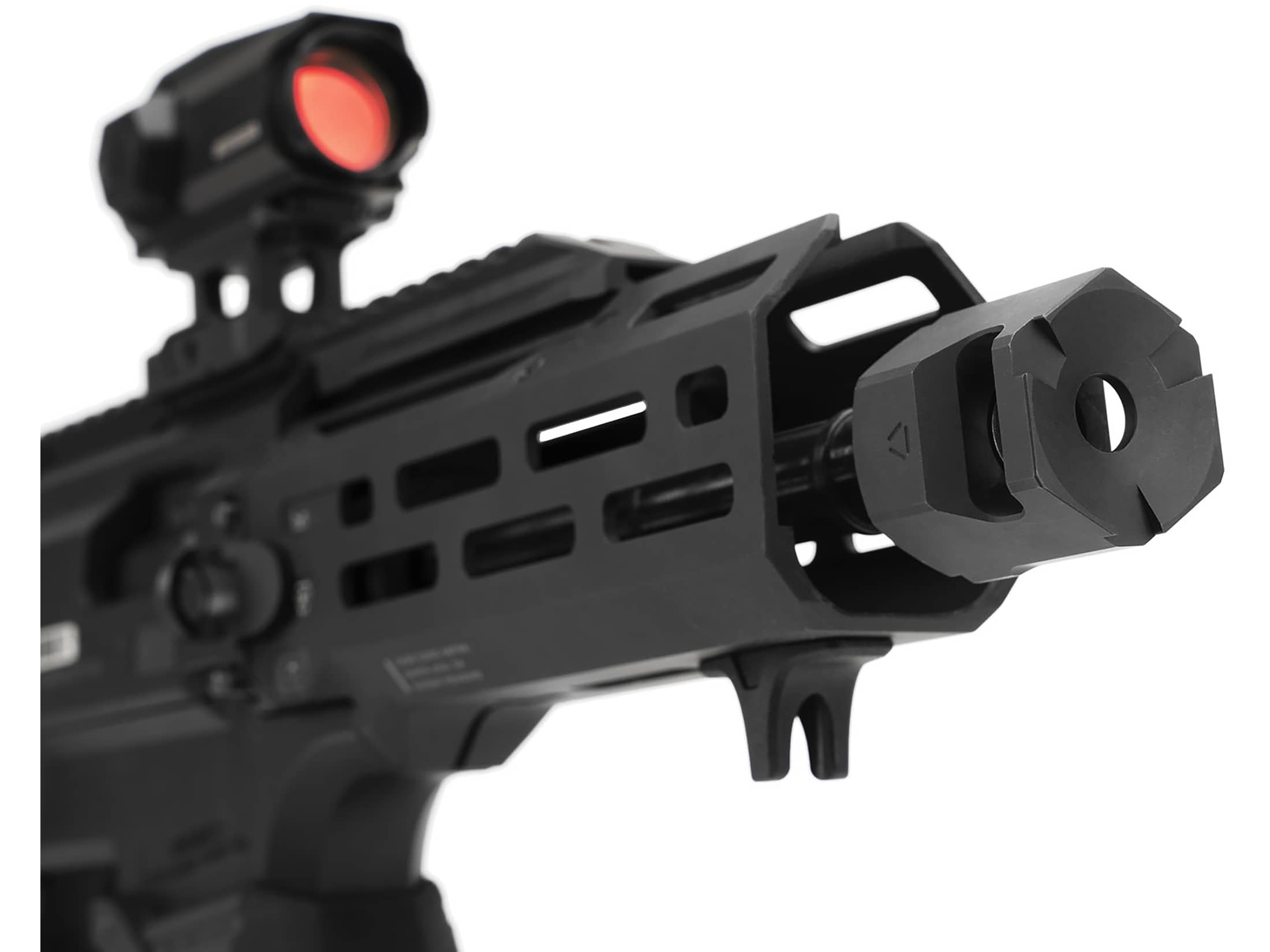 Strike Industries X-Comp Mini Cookie Cutter 02 Muzzle Brake 9mm M18x1