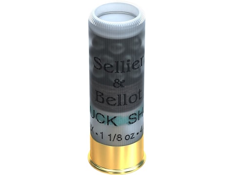 Sellier & Bellot 12 Gauge Ammo 2-3/4" #4 Buckshot 21 Pellets Case of 250 (25 Boxes of 10)
