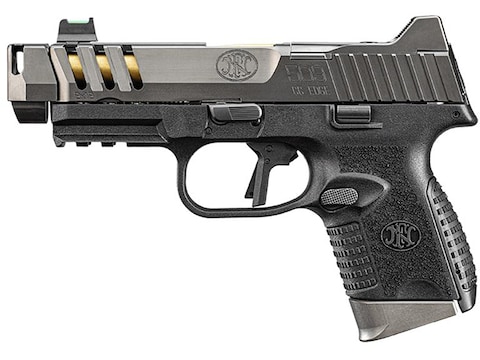 FN 509 CC Edge Semi-Automatic Pistol 9mm Luger 4.2" Barrel 15-Round Graphite Black