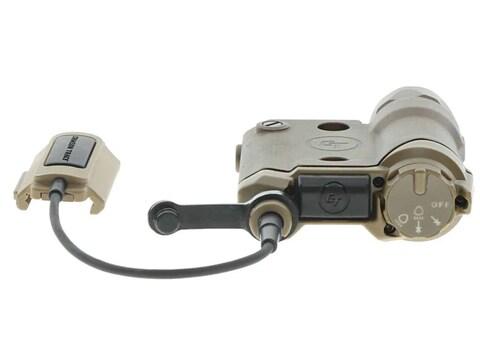 Crimson Trace CMR-301 Rail Master Pro Weapon Light White LED with Green Laser Sight Universal Rail Mount Tan