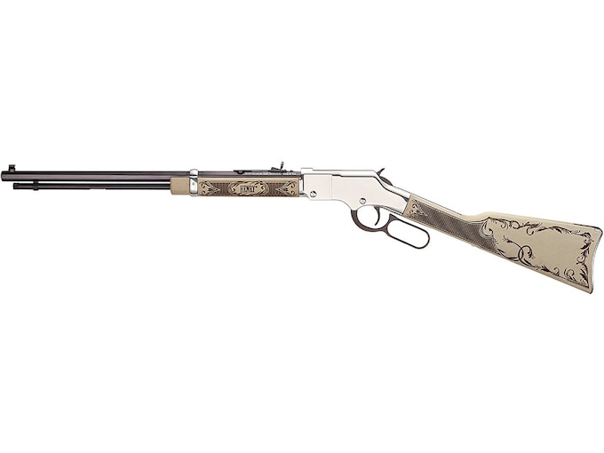 Henry Silver American Eagle Lever Action Rimfire Rifle 22 Long Rifle 20" Barrel Blued and Walnut