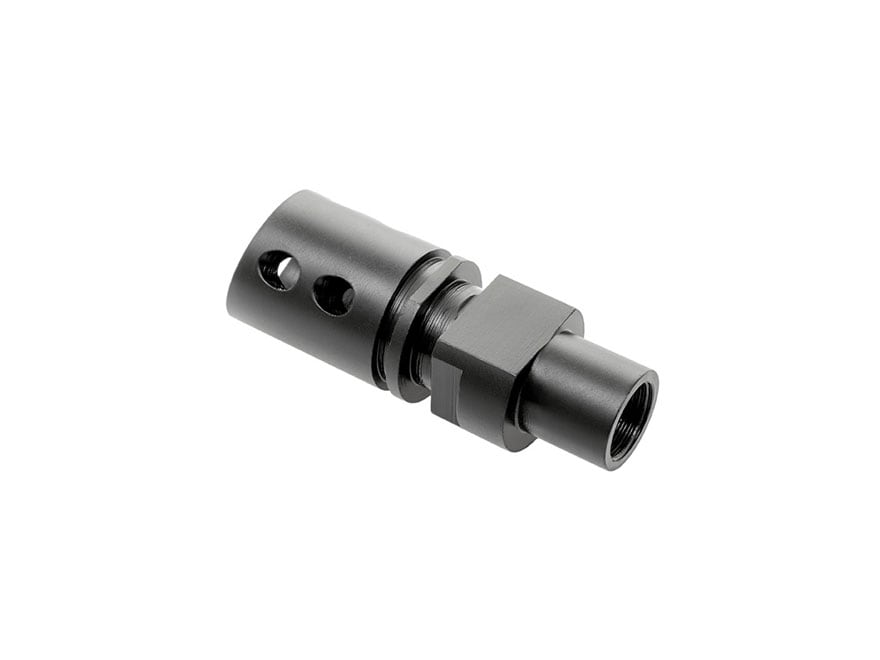CMMG Flash Hider FN P90 Style M12x1 LH Thread Steel Matte