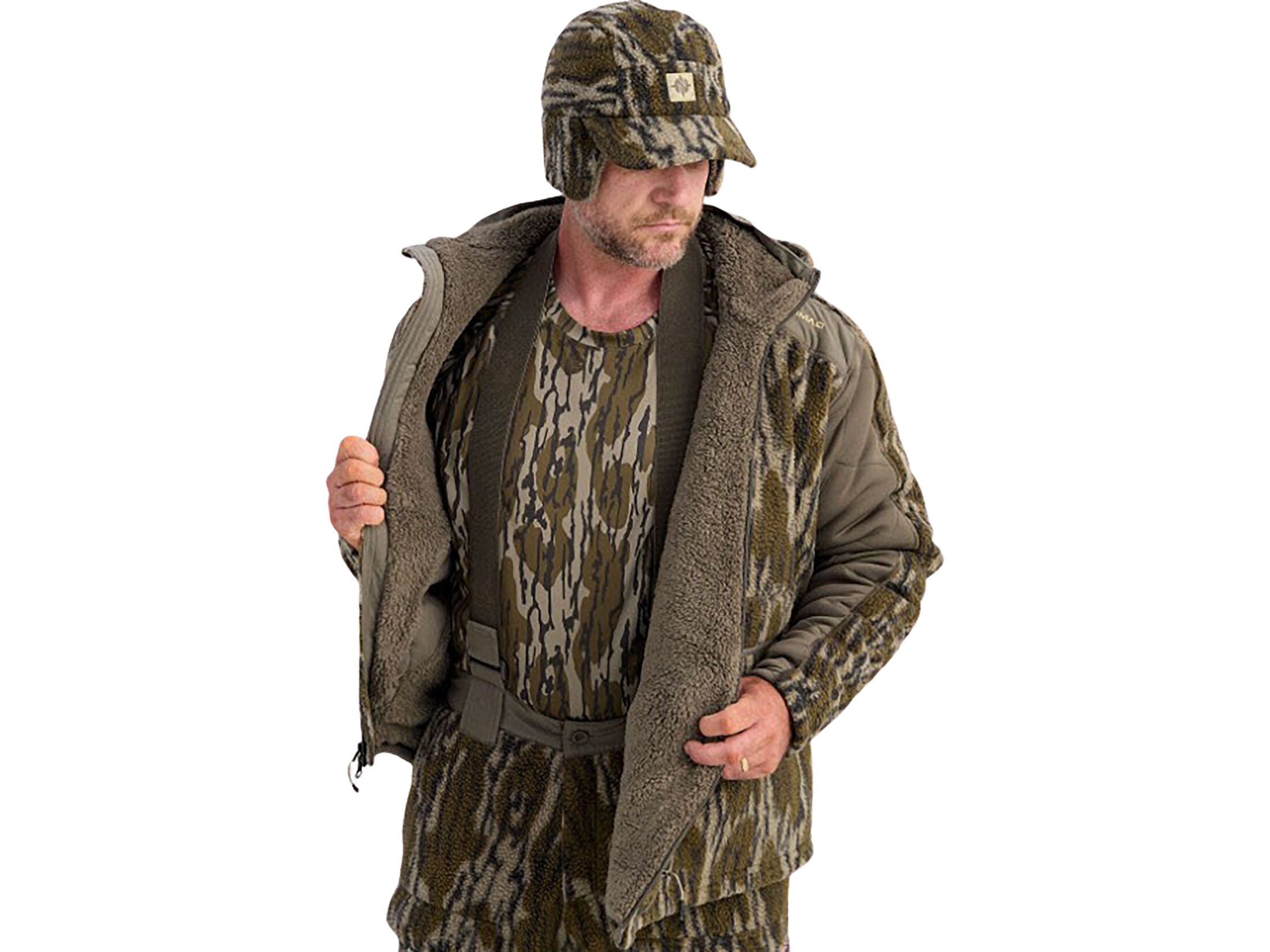 Nomad Men's Cottonwood VX3 Jacket Mossy Oak Bottomland Large