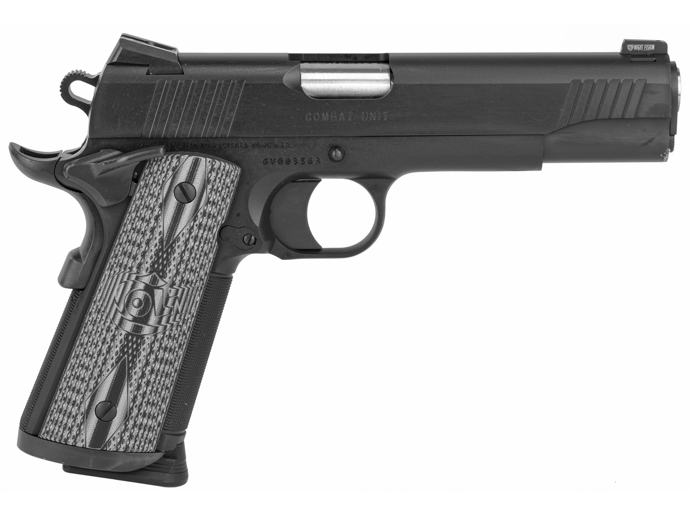 Colt Combat Unit Government 45 ACP Pistol 5 Barrel 8+1 Round Black DLC
