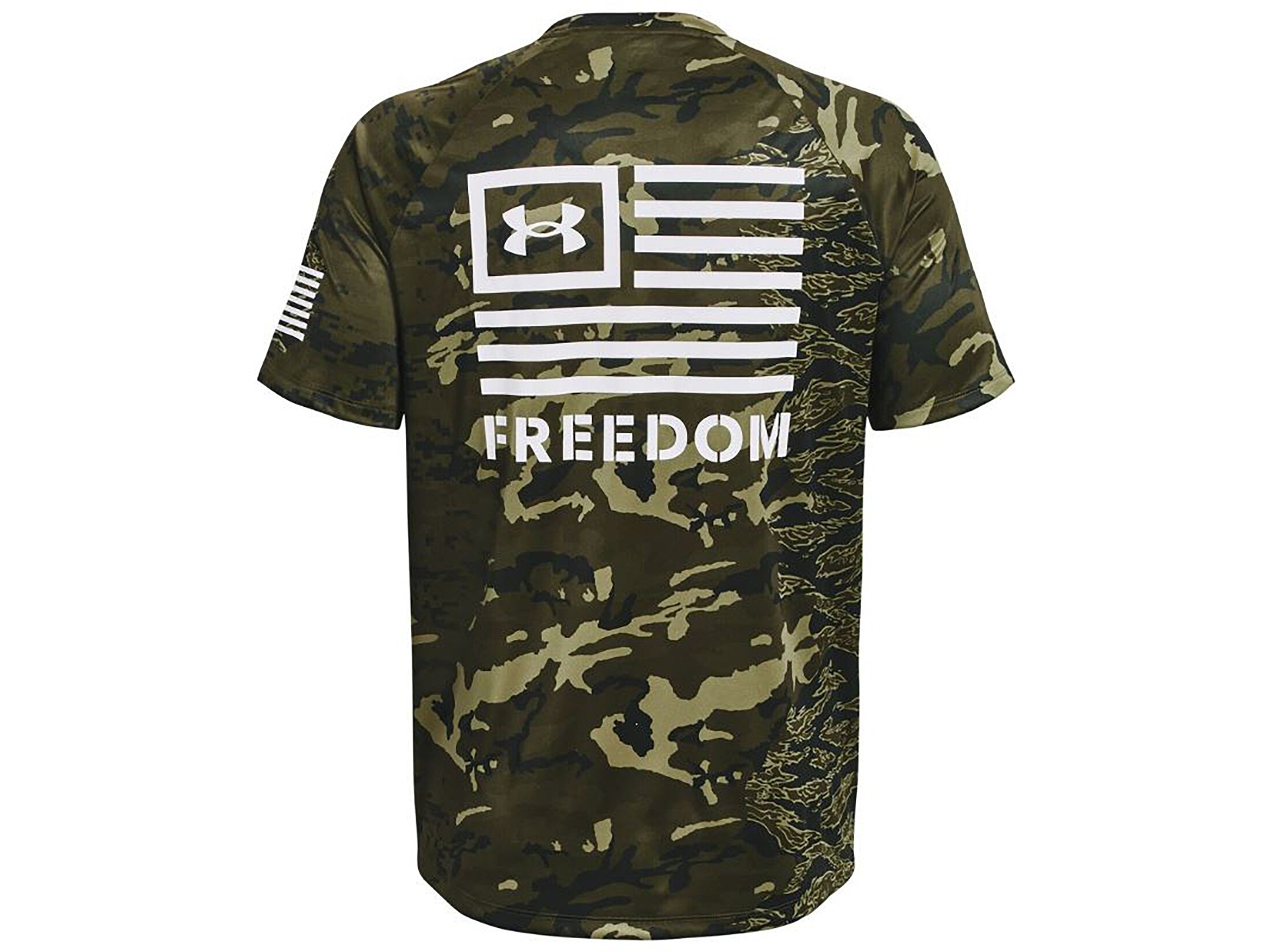 Under Armour Men's Freedom Camo T-Shirt - Marine OD Green XL