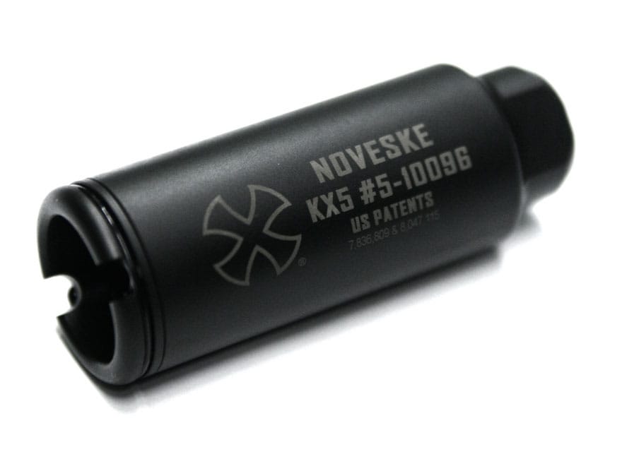 Noveske KX5 Pig Flash Hider 5.56mm 1/2-28 Thread Nitride