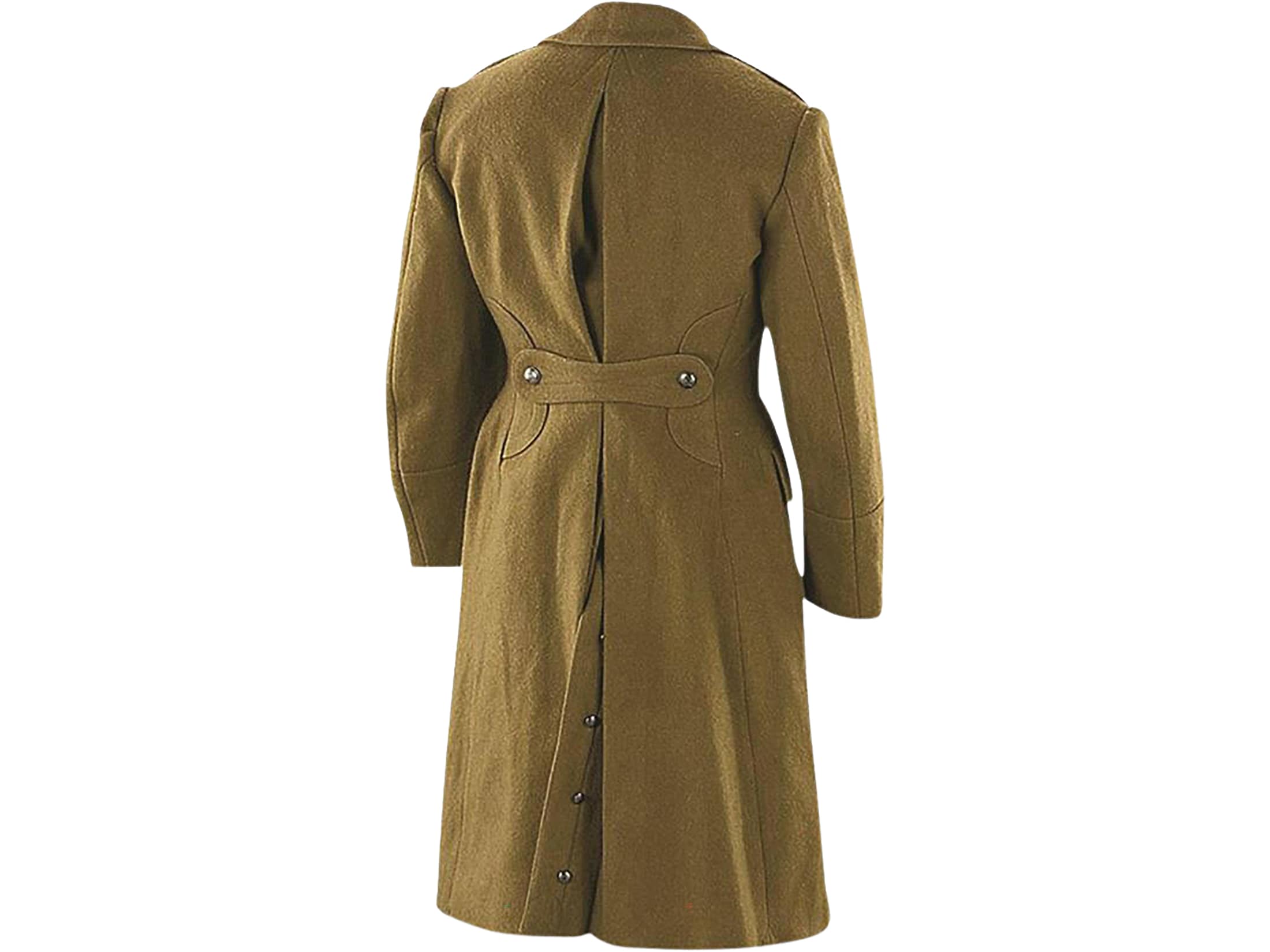 Romanian military surplus wool trench outlet coat