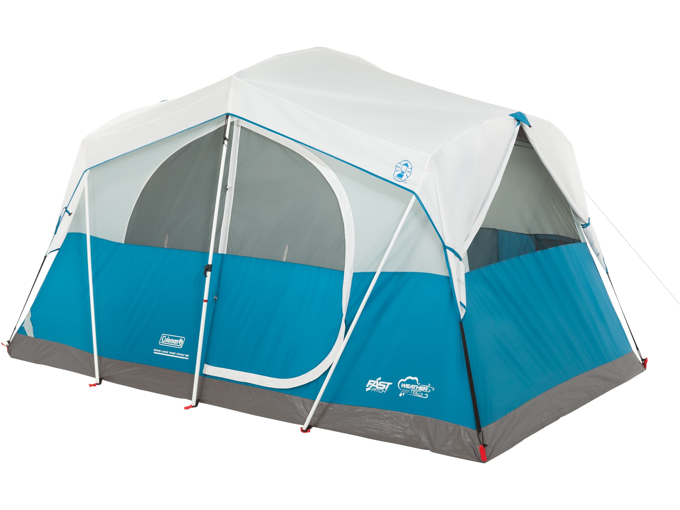 み*び様 Coleman Echo Lake 6人用テント Coleman Echo Lake Fast Pitch 6 Man Cabin Tent 144x84x76 Polyester Blue