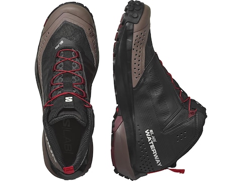 Salomon S/Lab Waterway Hiking Boots Synthetic Black/Iron  display picture 3