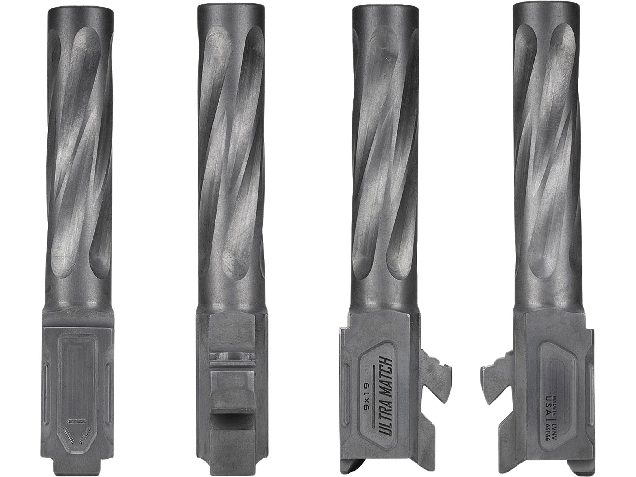 19ストライク2500 Strike Industries Ultra Match Barrel Glock 19 1-4 9mm Luger 3.91 Gray