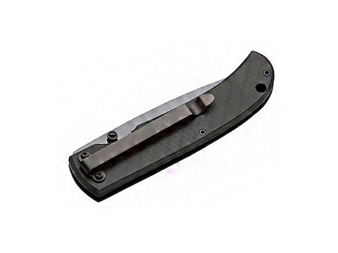 CERAMIC FOLDING POCKET KNIFE: CARBON FIBER HANDLE