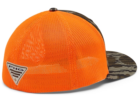 Orange Under Armor Hunting Hats Columbia Mens PHG Camo Mesh Hat