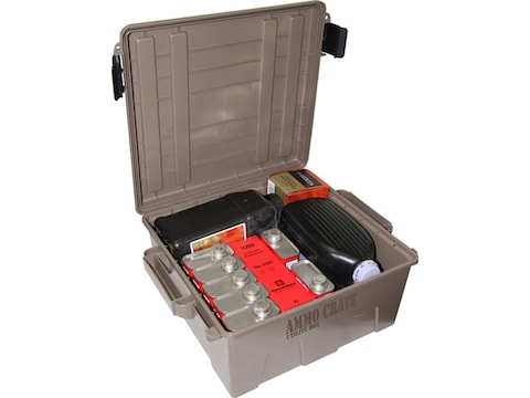 MTM 5-Can Ammo Crate Combo with Mini Cans Polymer Dark Earth