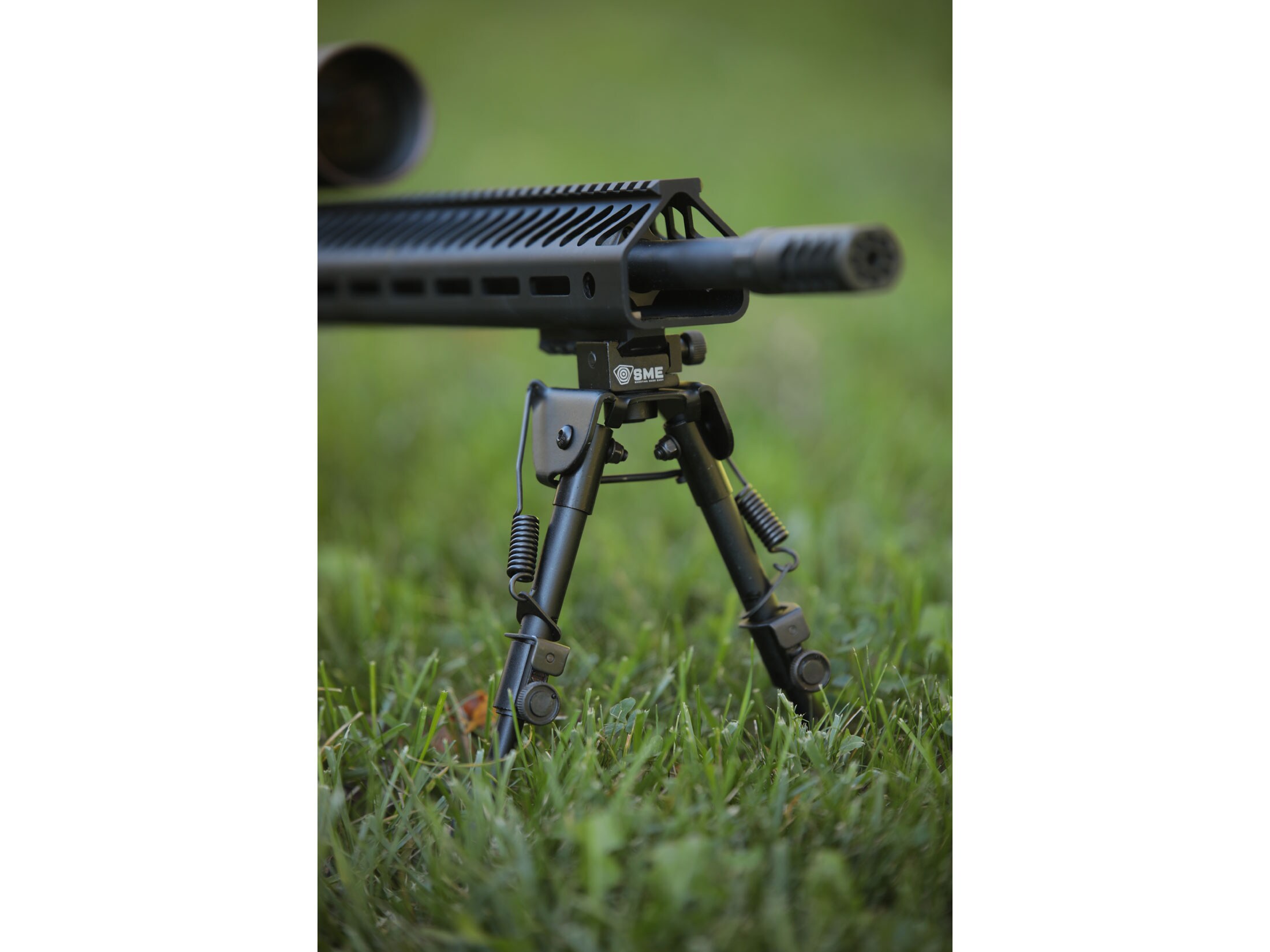 Adapter Rail for Hunting Air Rifle Gun DE 6"-9" Adjustable Spring Swivel Bipod 