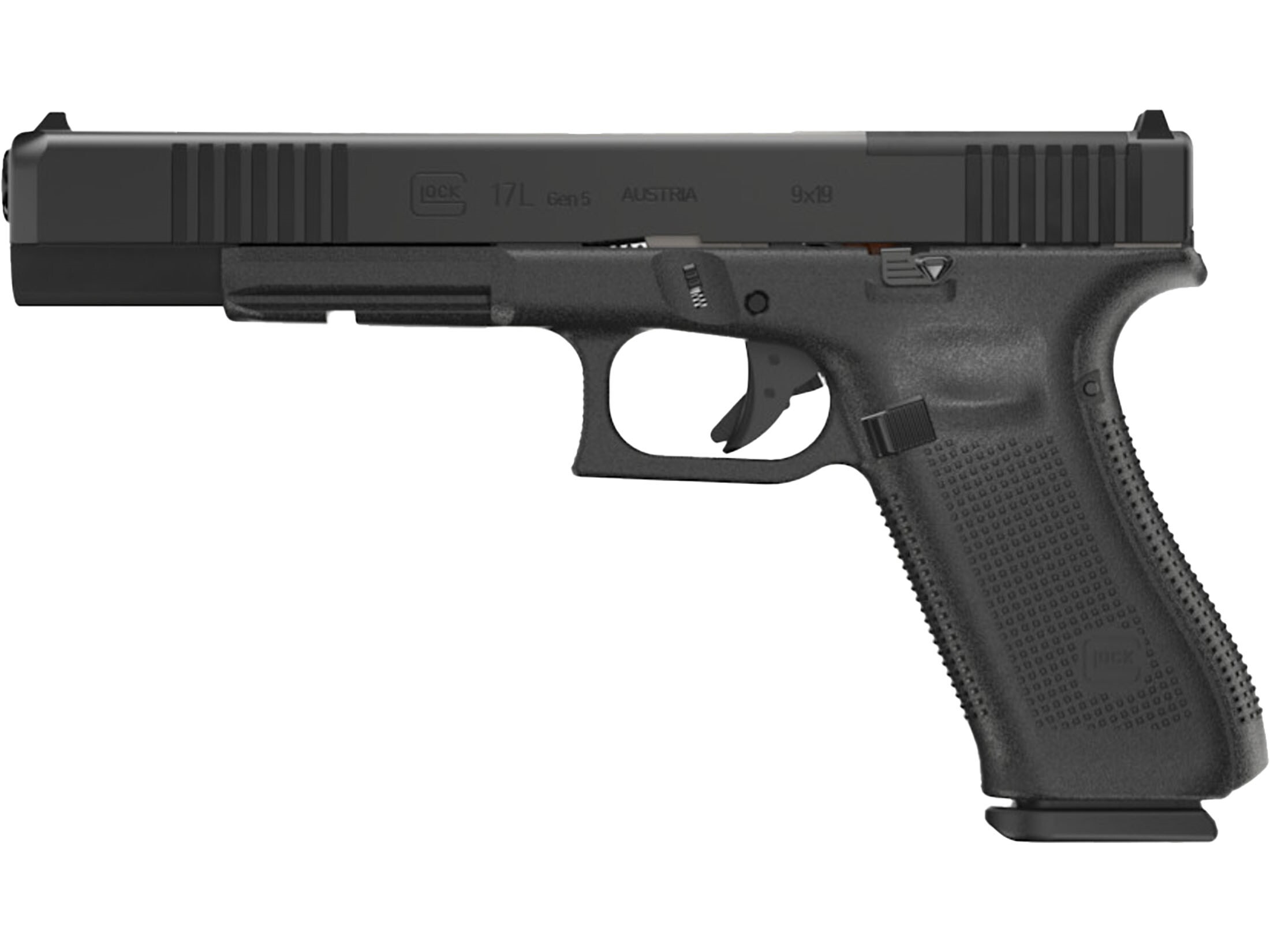Glock 17L MOS Gen 5 9mm Luger Pistol 6.02 Barrel 10+1 Round Black
