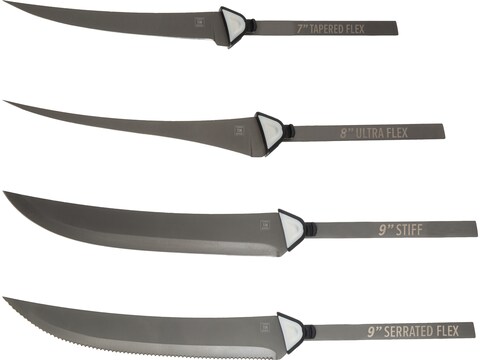 Bubba Multi-Flex Interchangeable Blade Knife Polymer Handle Red