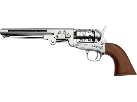 Pietta 1851 Gettysburg Union Commemorative Black Powder Revolver 36 Caliber 7.5" Polished Steel Barrel Polished Steel Frame Walnut Grip