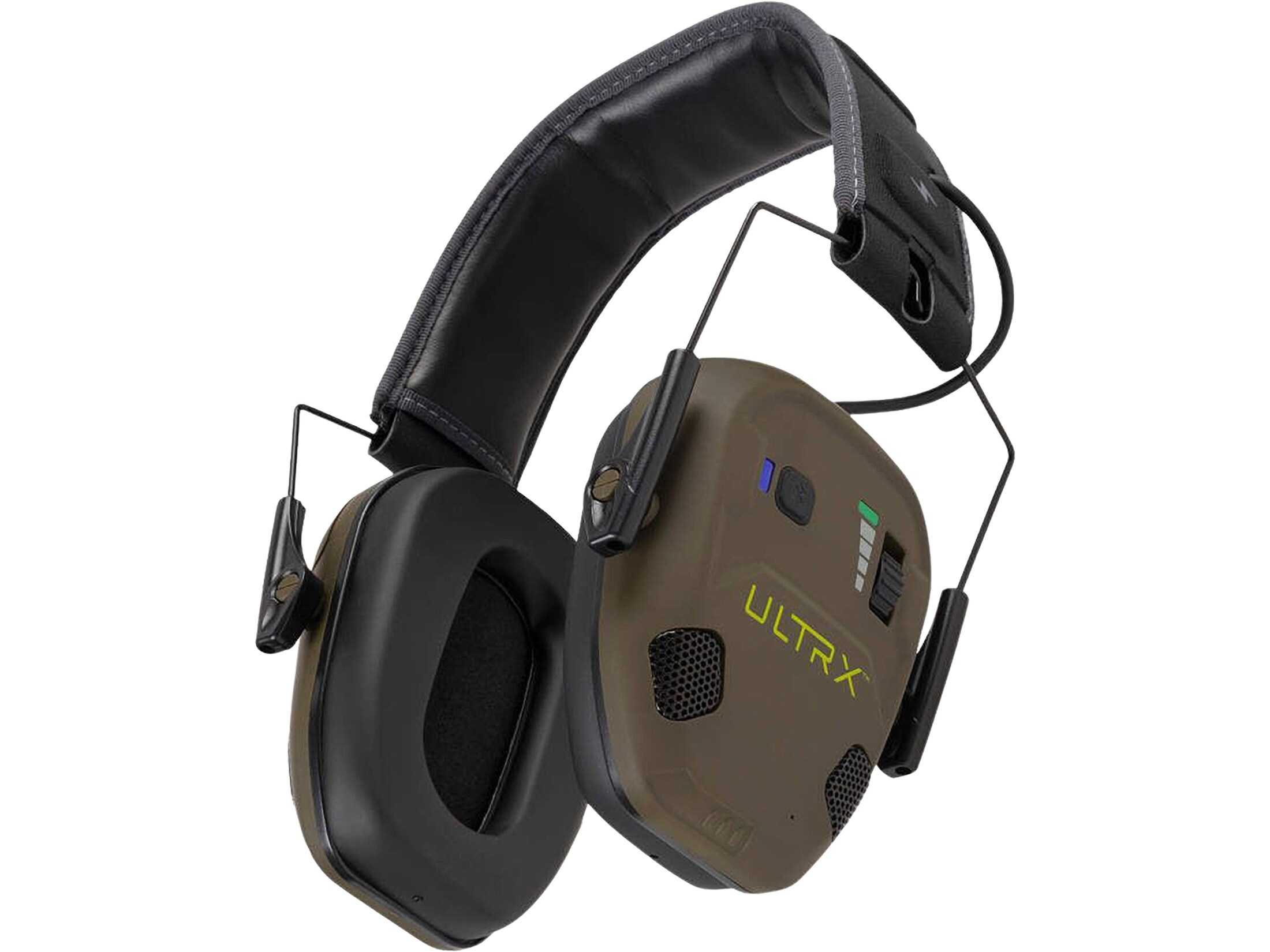 Ultrx Bionic Fuse Ion Bluetooth Electronic Ear Muff Olive