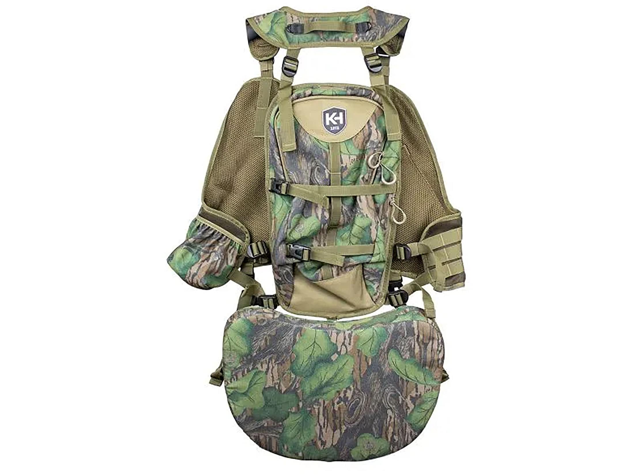 QuikCamo Mossy Oak Original Bottomland Hat With Camo Face Mask - View #12