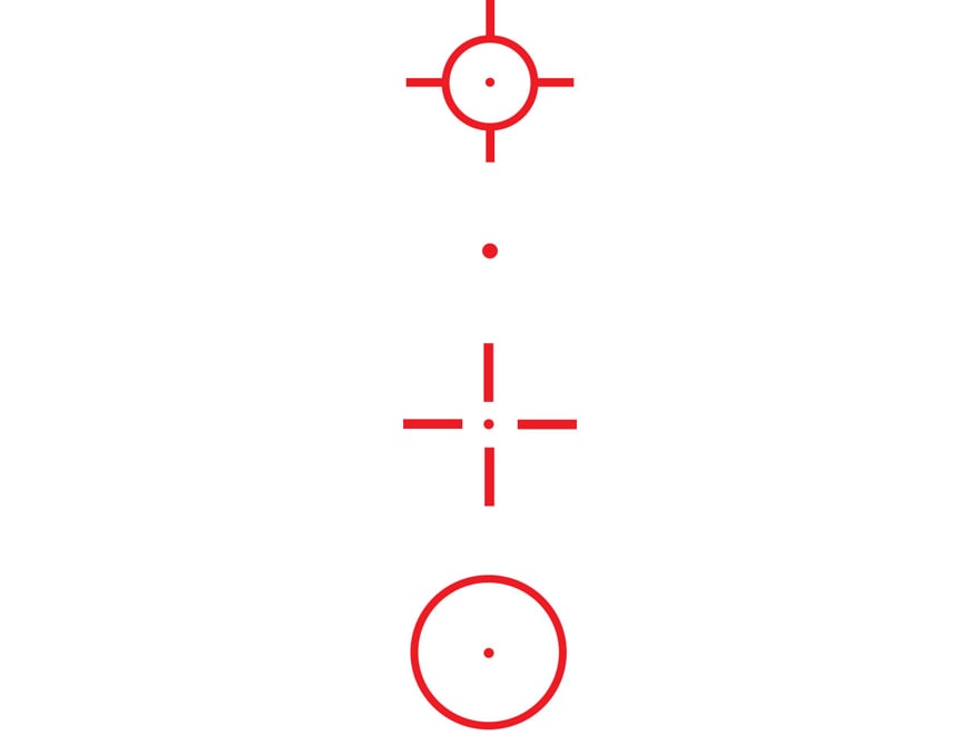 Firefield Impact Reflex Red Dot Sight 1x 4 Pattern (Dot Cross