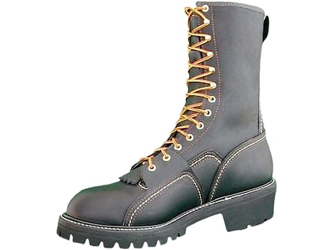 Hoffman Boots Composite Toe Dri-Line 10 Work Boots Leather Brown Men's