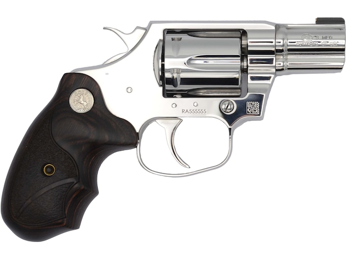 Colt Cobra Revolver 38 Special +P 2.1" Barrel 6-Round Stainless Wood