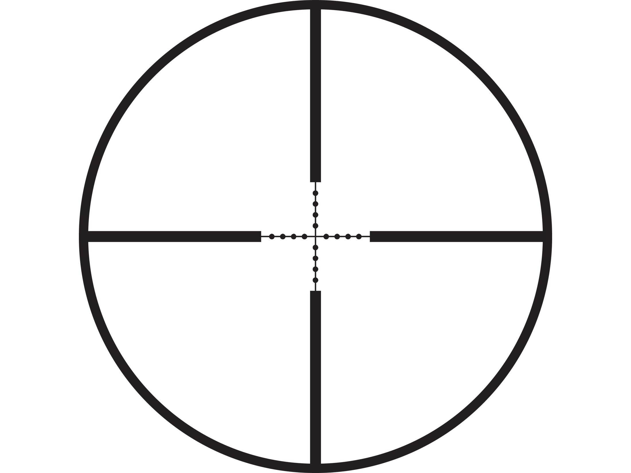 Sightron SII Big Sky Rifle Scope 3-12x 42mm Mil Dot Reticle Matte