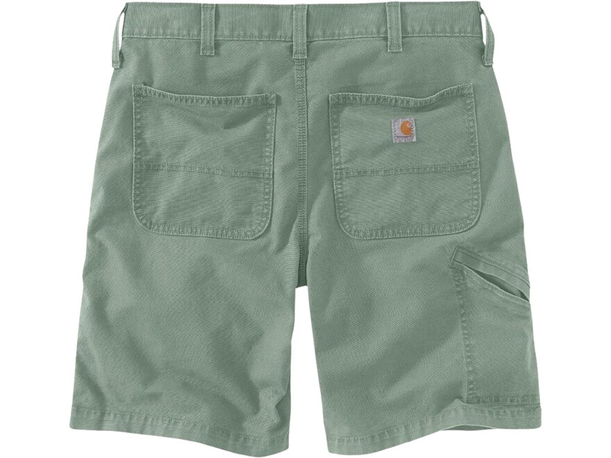 Men's Rugged Flex Relaxed Fit Canvas Work Short - (8) - Seacliff