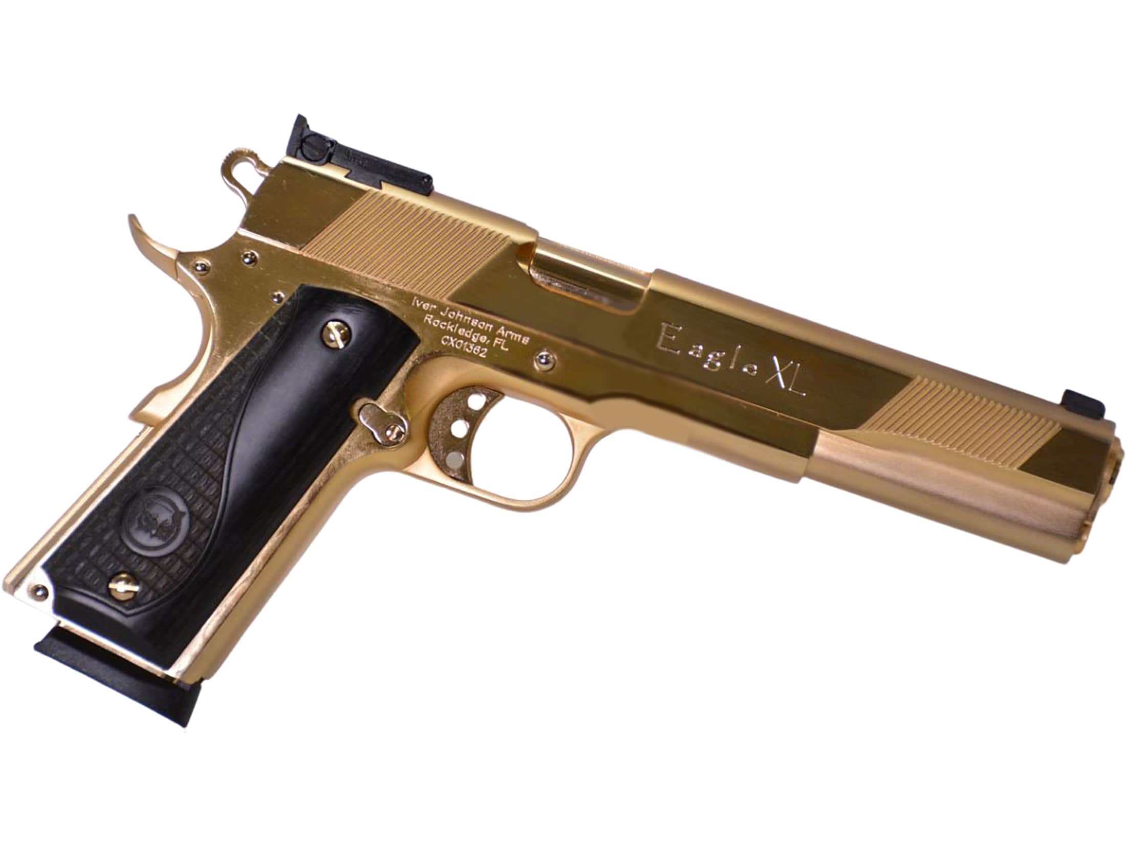 Iver Johnson Eagle XL 45 ACP Pistol 6 Barrel 8+1 Round Gold Slide