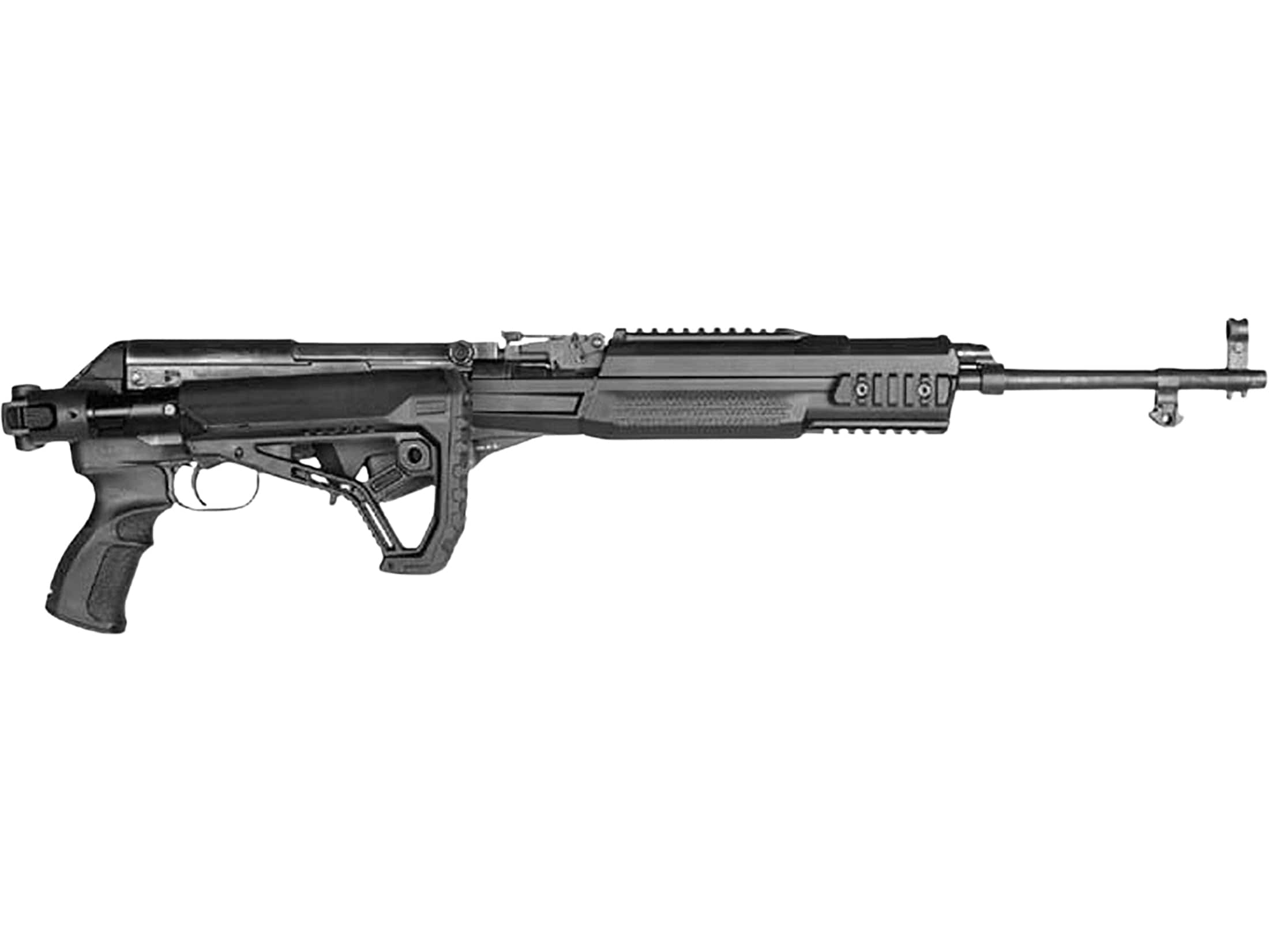 F.A.B. BUTTSTOCK LINE ブラックストック FAB Defense M4 Chassis System SKS Shock Absorbing Buttstock Black