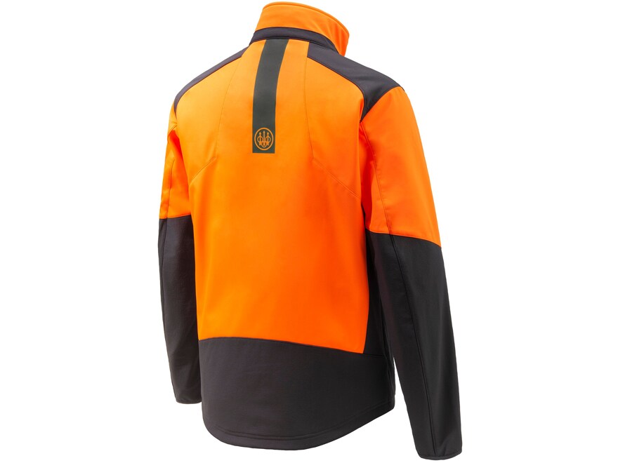 Beretta Men's Butte Softshell Jacket Ebony/Blaze Orange XL