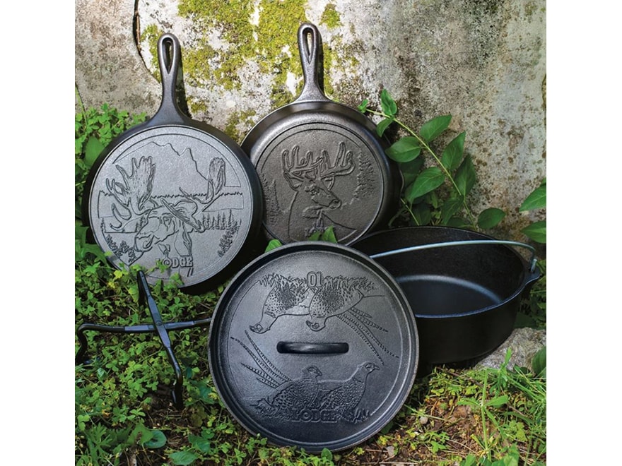 Lodge Wildlife Series 5-Piece Outdoor Cooking Set