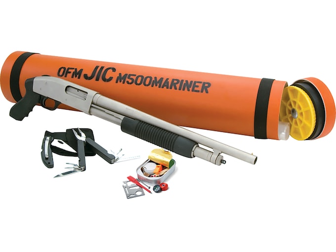 Mossberg JIC Mariner 12 Gauge Pump Action Shotgun 18.5" Barrel Marinecote and Black Pistol Grip