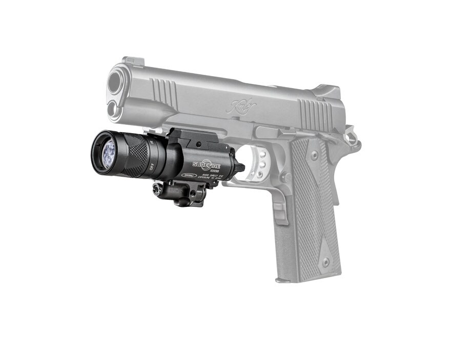 Surefire X400V Weapon Light White IR LED IR Laser 2 CR123A Batteries