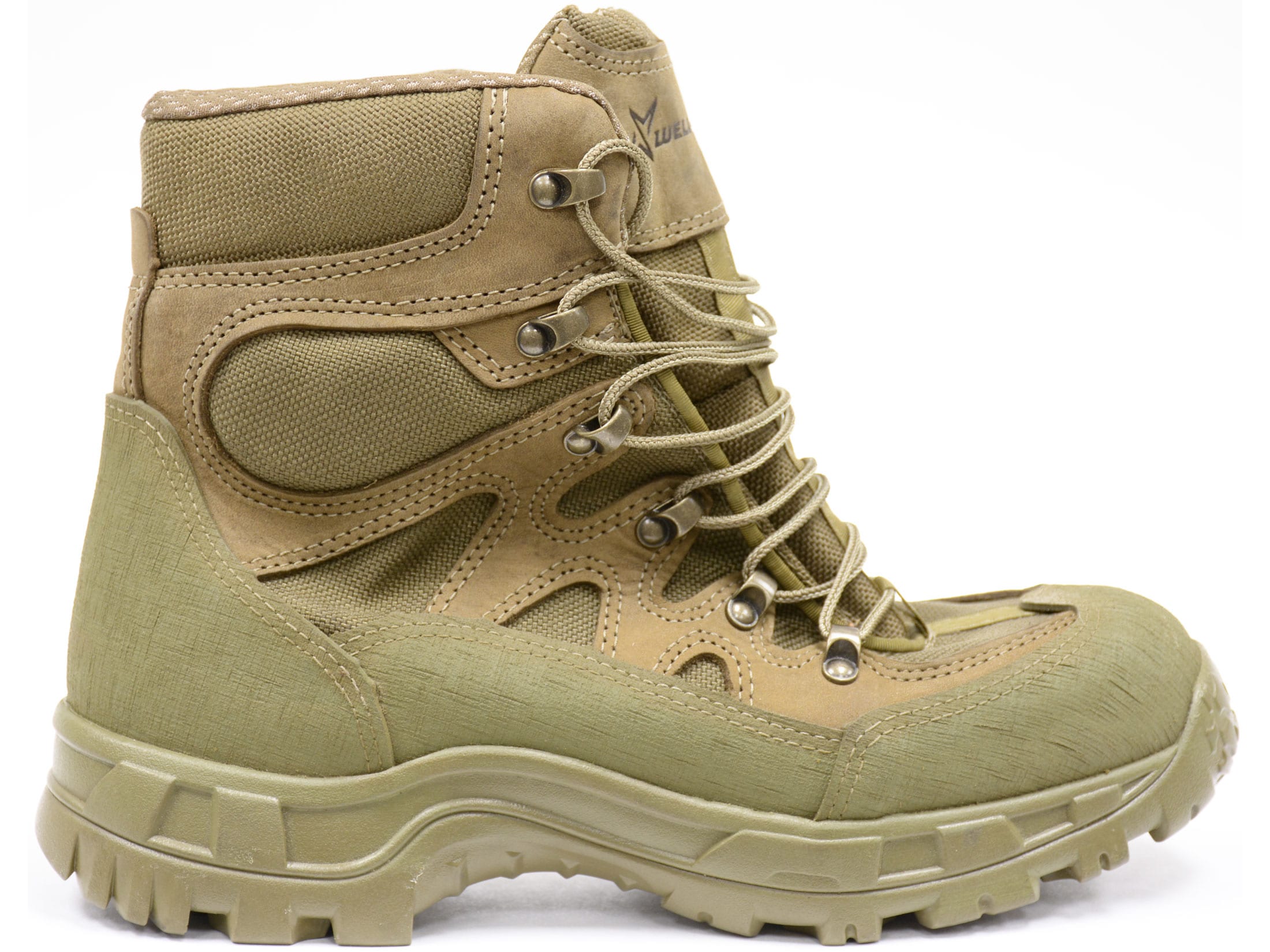 Military Surplus M760 Combat Hiker Boot Grade 1 Green/Tan 7 W