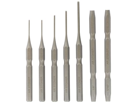 Roll Pin Punch Set Tools For Remove Pin Or Latch Stock Photo
