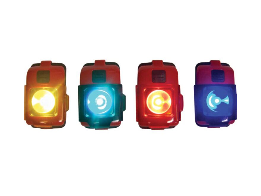 Coleman Micro Quad Mini Lantern LED 4 AA Batteries Polymer Red