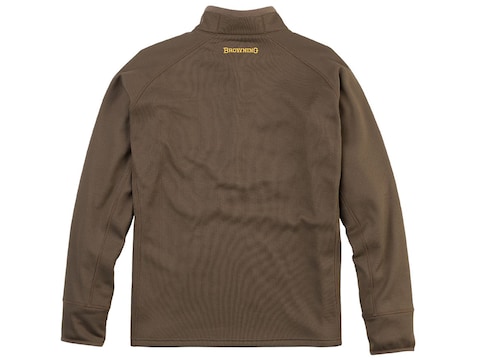 Browning Men's Monroe 1/4 Zip Shirt Carbon Gray Medium