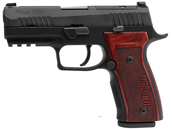 Sig Sauer P320 AXG 9mm Luger Semi-Automatic Pistol 3.9" Barrel X-Ray3 Sights 17-Round Black Red