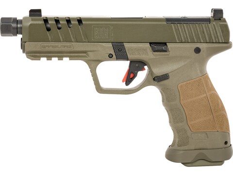 SAR USA SAR9 SOCOM 9mm Luger Pistol 5.2" Threaded Barrel 21+1 Round OD Green Slide Olive Drab Grip Olive Drab Frame