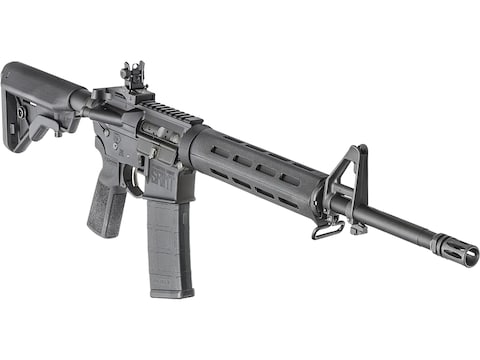 Springfield Armory SAINT AR-15 B5 Semi Automatic Rifle 5.56x45mm NATO 16" Melonite Black Threaded Barrel Anodized Black Frame Black Adjustable Stock 30+1-Round