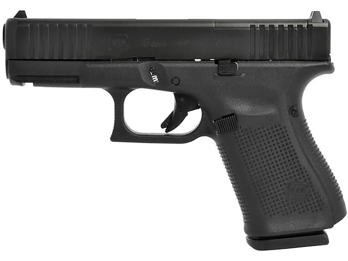 Glock 19 Gen5 M.O.S. Semi-Automatic Pistol 9mm Luger 4.02" Barrel 15-Round Black DLC