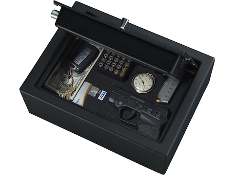 Stack On Personal Drawer Pistol Safe Electronic Lock Black