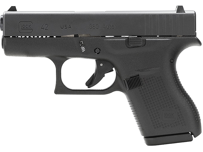 Glock 42 Semi-Automatic Pistol 380 ACP 3.25" Barrel 6-Round Black