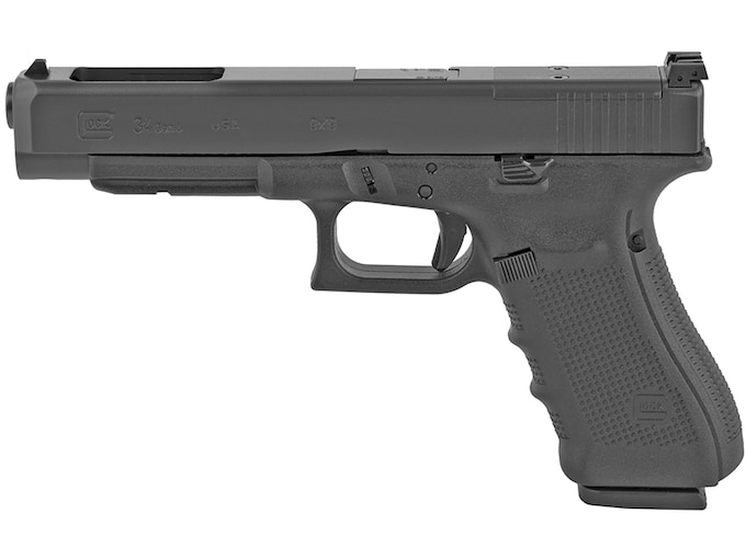 Glock 34 MOS Gen4 Semi-Automatic Pistol 9mm Luger 5.31" Barrel 17-Round Black