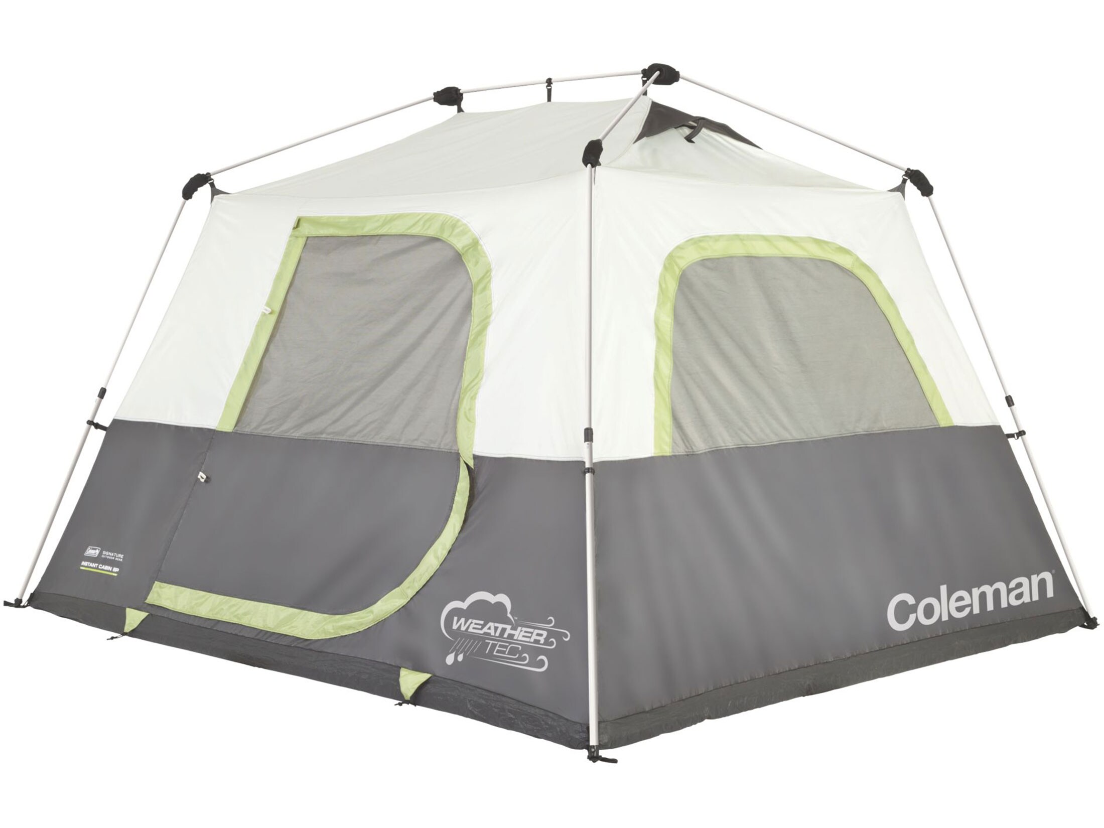 Coleman Instant 6 Person Cabin Tent 120 x 108 x 74 Polyester Gray