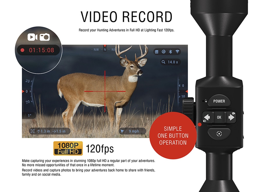 ATN X-Sight 4K Pro Series Smart HD Digital Day/Night Rifle Scope 3-14x