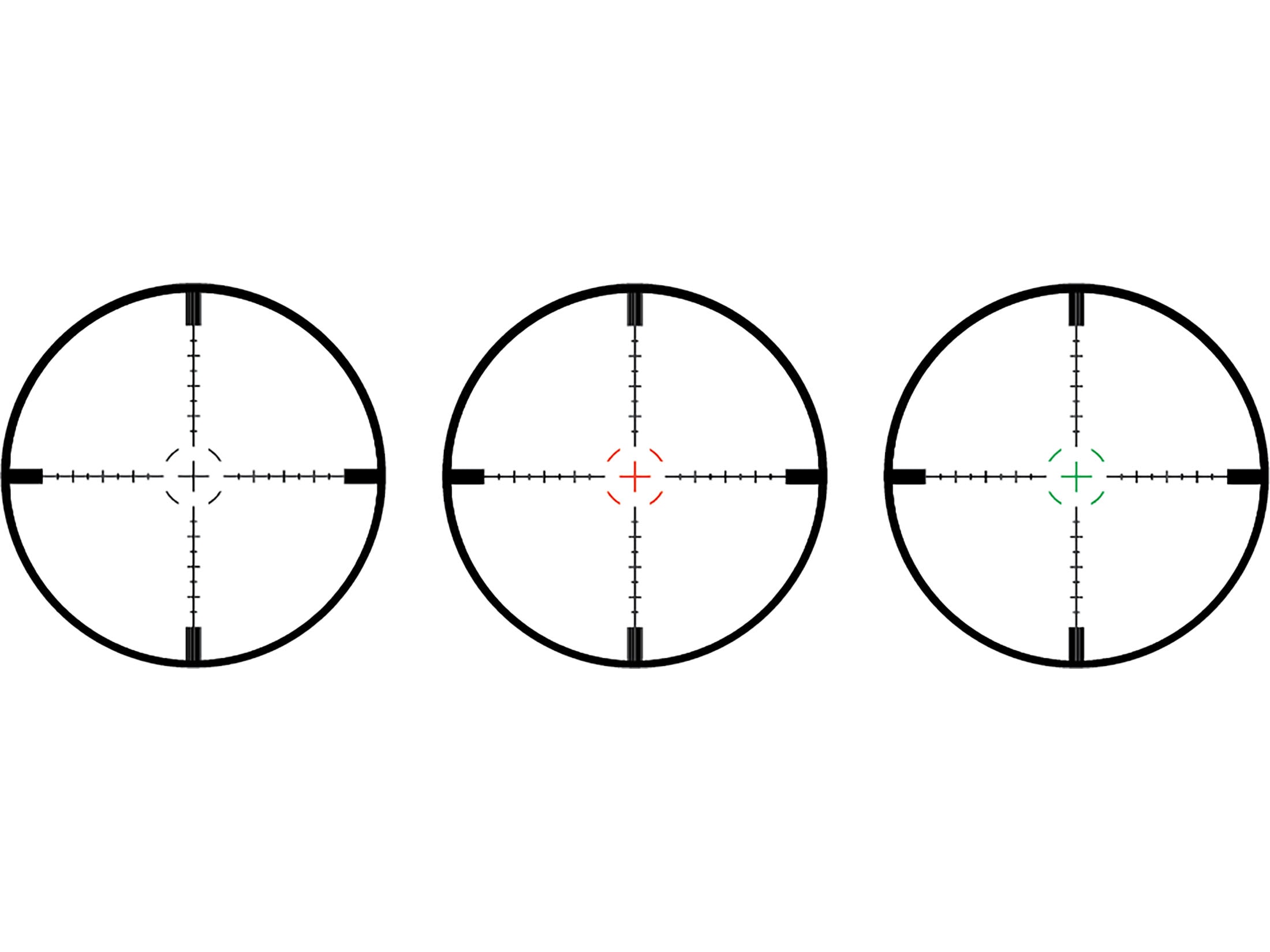 TRUGLO Tru-Brite Rifle Scope 1-4x 24mm Duplex Mil Dot Reticle Matte